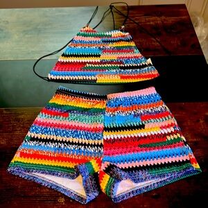 Brand new multi color 2 peace set